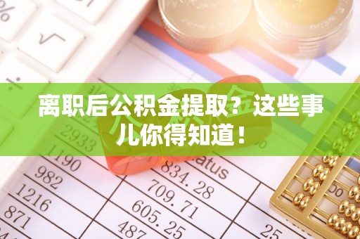 花垣离职后公积金提取？这些事儿你得知道！